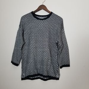 Kim Rogers Black & White Sweater